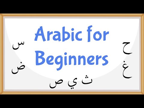 Arabic for Beginners - Understanding the Arabic Alphabet - Lesson 1