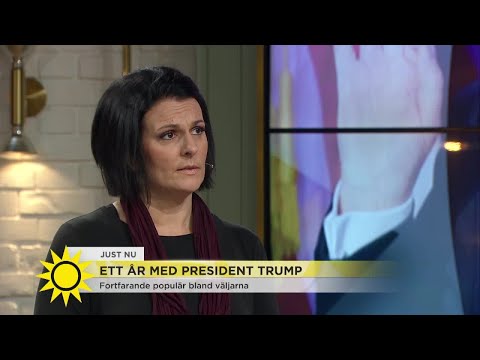 Presidentens första år: "Trump har satt världsordningen i gungning" - Nyhetsmorgon (TV4)
