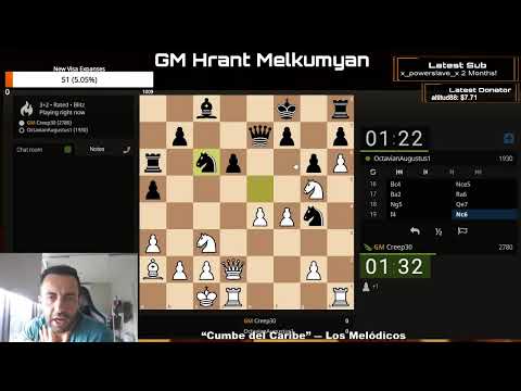 GM Hrant Melkumyan, Lichess plays