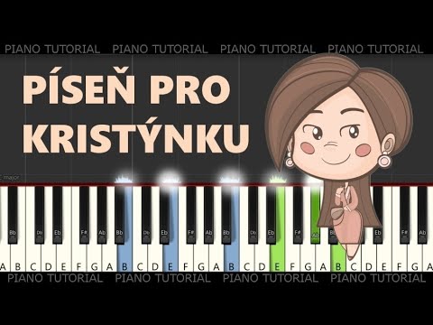 Waldemar Matuška - Píseň pro Kristýnku  (piano tutorial / jak hrát)