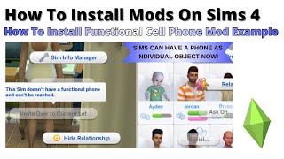 How To Install Functional Mobile Cell Phone Mod For Sims 4 | 2026