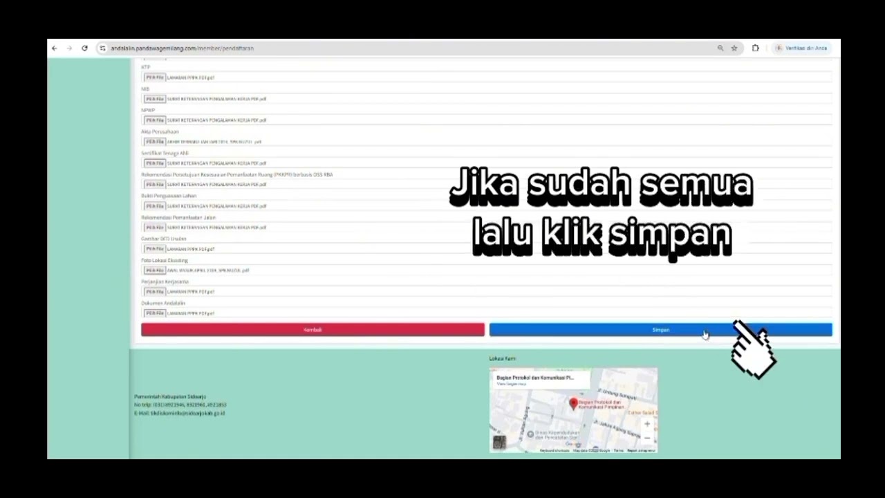 Aplikasi SIPANTAS (Sistem Infomasi Permohonan Analisis Dampak Lalu Lintas)