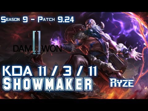 DWG Showmaker RYZE vs SYLAS Top - Patch 9.24 KR Ranked