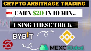 Crypto Arbitrage Trading That Makes $20 in 20Min - INTER-EXCHANGE STRATEGY