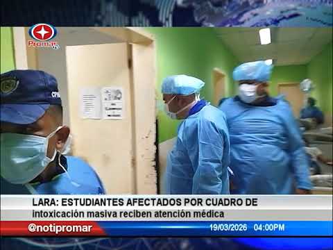 Lara: estudiantes afectados por cuadro de intoxicación masiva en Urdaneta reciben atención médica