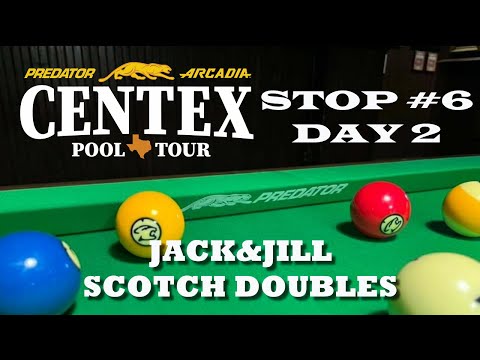 Day 2 Predator Arcadia CenTex Pool Tour / Open Jack & Jill Scotch Doubles Final 6 Teams