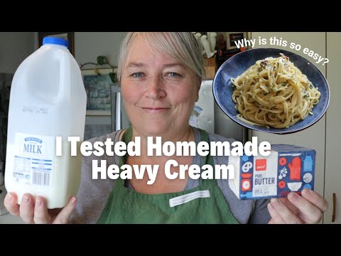 How to Make Heavy (cooking) Cream at Home | Just Milk & Butter