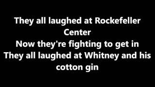 They All Laughed Song Lyrics Video – Lady Gaga