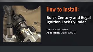 Buick Ignition Lock Cylinder Repair Video by Dorman Products