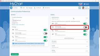 Set and Update Your Communication Preferences (Desktop)