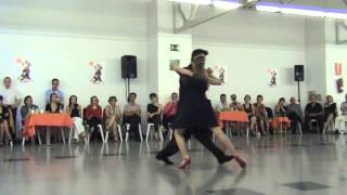 Javier Rodriguez y Noelia Barsi. Café Domínguez. Valladolid, Tango Salón
