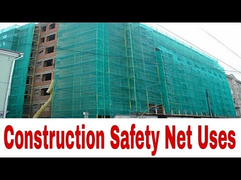 Construction safety net uses