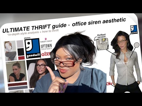 thrift office siren clothes with me! ⋆₊ ⟡ ULTIMATE office siren style guide 👩🏾‍💻 ˖𓍢ִ໋  pt 2