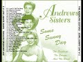 The Andrews Sisters - Some Sunny Day CD2 - Kevin Ma The Andrews Sisters - Some Sunny Day CD2
