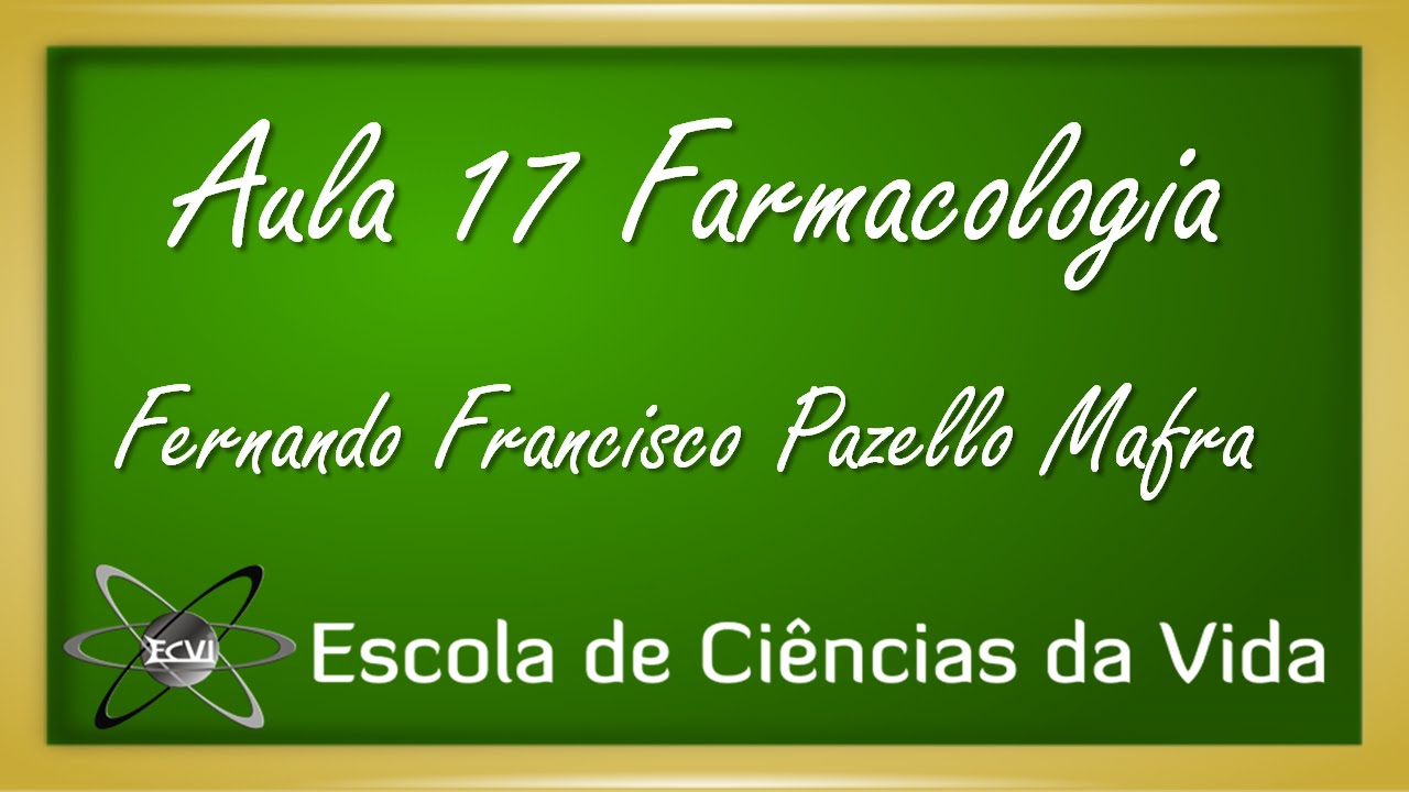Farmacologia: Aula 17 - Antagonistas muscarínicos - efeitos adversos e toxicologia