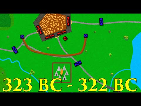 Lamian War 323 BC - 322 BC (Part 2/2 ) - Battle of Crannon 322 BC