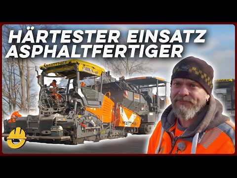The Colossus: Asphalt pavers in Germany's toughest job