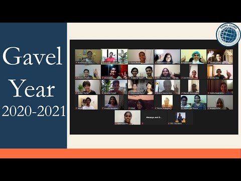 "Gavel Year" 2020 - 2021