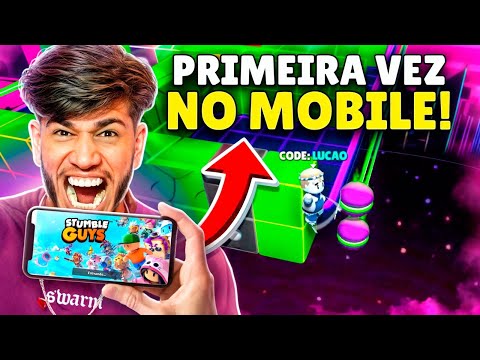 I PLAYED STUMBLE GUYS ON MOBILE FOR THE FIRST TIME!