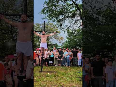 crucifixión - Viacrucis Restrepo Meta ....... #fe #los5minutosdelespiritusanto