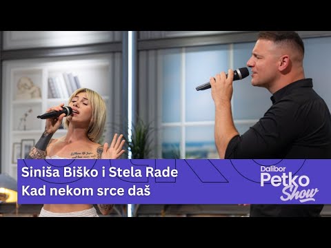 Siniša Biško i  Stela Rade - Kad nekom srce daš | Dalibor Petko Show | CMC TV