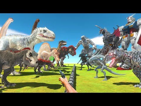 FPS Avatar in Jurassic Park Rescues Mecha Monsters and Fights Dinosaurs - ARBS