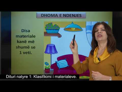 Dituri natyre 1 - Klasifikimi i materialeve