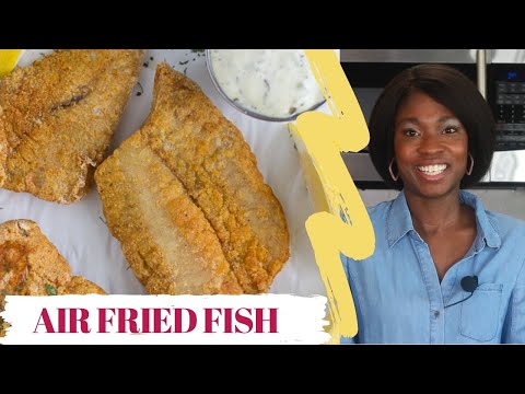 Flounder in top air fryer