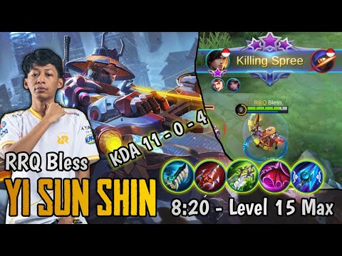 Yi Sun Shin_ Top 1 Global Gameplay By RRQ Bless - Mobile Legends