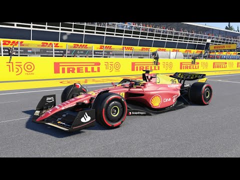 F1 22 | New Ferrari F1-75 Giallo Modena Monza Special livery