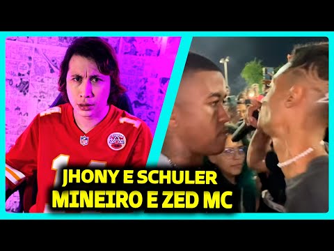( UMA GUERRA DE FATALITYS 🔥) JHONY MC E SCHULER X MINEIRO E ZED | REACT DO MORENO