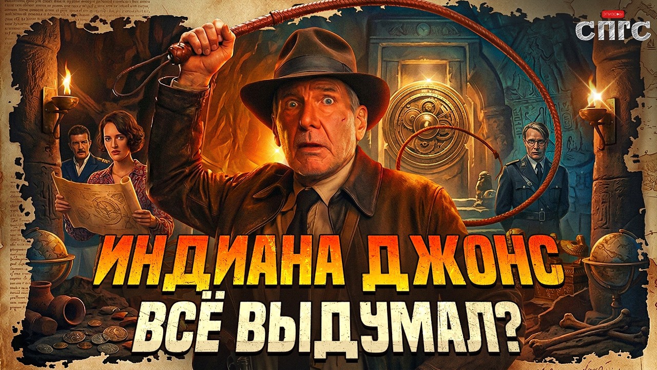 ИНДИ не ЛЕТАЛ В ПРОШЛОЕ? | смысл ИНДИАНА ДЖОНС И КОЛЕСО СУДЬБЫ | разбор СПГС