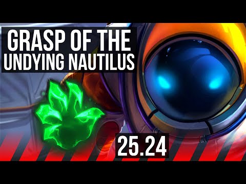 NAUTILUS vs YONE (TOP) | Grasp Of The Undying, 20K damage, Good KDA: 8/1/6 | EUW Master | 25.24
