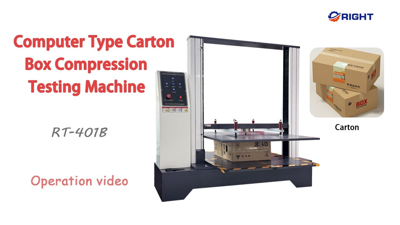 Computer Type Carton Box Compression Testing Machine (RT-401B)