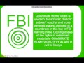 Green FBI Warning Screen 2000 2006
