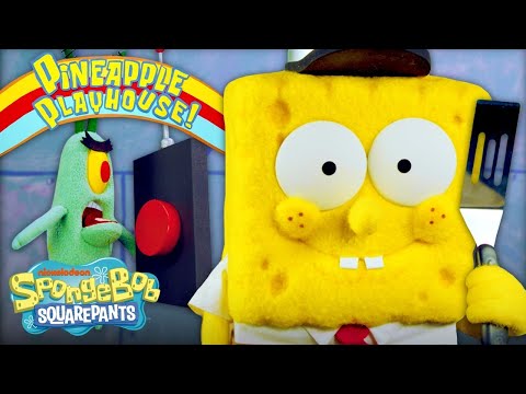 海綿寶寶在海之霸工作!?| 第二季第二集 | 菠蘿戲院 | 海綿寶寶 (SpongeBob Works at The Chum Bucket! ? | Season 2 Episode 2 | Pineapple Playhouse | SpongeBob)