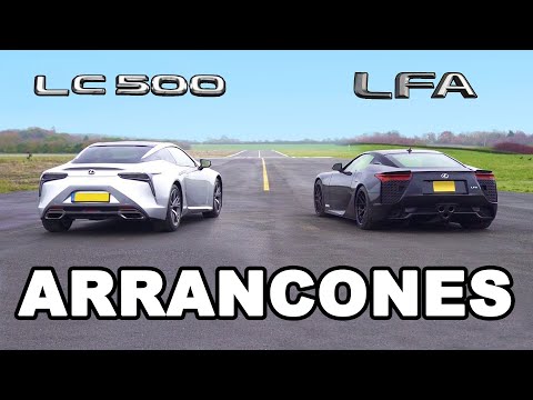 Lexus LFA vs Lexus LC500: ARRANCONES