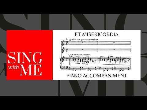 Et misericordia - Accompaniment - Magnificat BWV 243 - Bach
