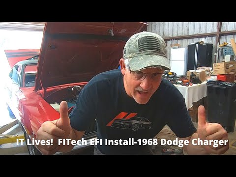 FITech EFI Install 1968 Dodge Charger