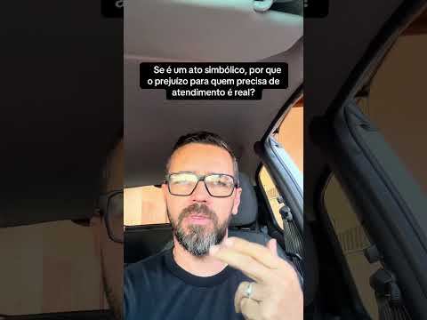 Ato simbólico, atendimento suspenso. Isso ainda faz sentido? Opine nos comentários!
