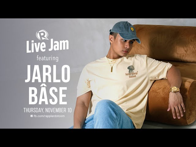 [WATCH] Rappler Live Jam: Jarlo Bâse