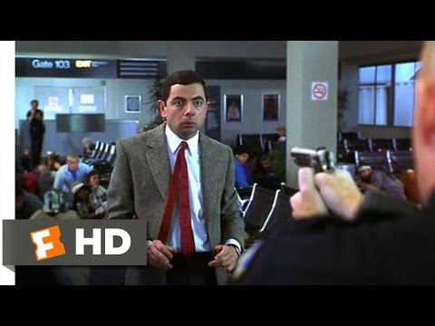 ビーン（3/12）ムービーCLIP - 空港警察の追跡（1997年）HD (Bean (3/12) Movie CLIP - Airport Police Chase (1997) HD)