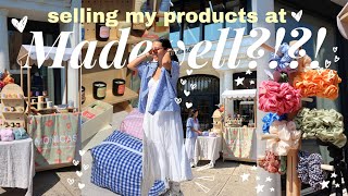 let's sell my products at a Madewell pop-up shop🤗 //new Vertical Ledge display, small business owner