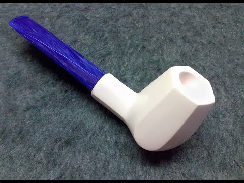 Pipe repair-restore: Whitepipe.com Block Meerschaum Hexagon