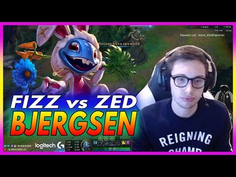 428. Bjergsen FIZZ vs Zed MID - March 13th, 2017 - Patch 7.5 Season 7