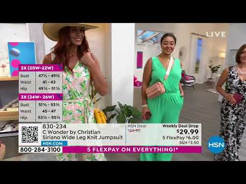 HSN | C. Wonder Christian Siriano Fashions Celebration 07.11.2023 - 11 AM