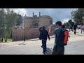 4K walk:Walking around Nottingham Castle:Summer in the England