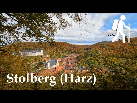 Stolberg (Harz) im Herbst, Obere Bandweg, Lutherbuche, Hirschdenkmal | Wandern im Südharz | 4K