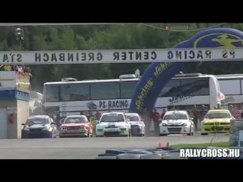 CEZ Rallycross 2009 Supercars final Greinbach Austria with onboards!