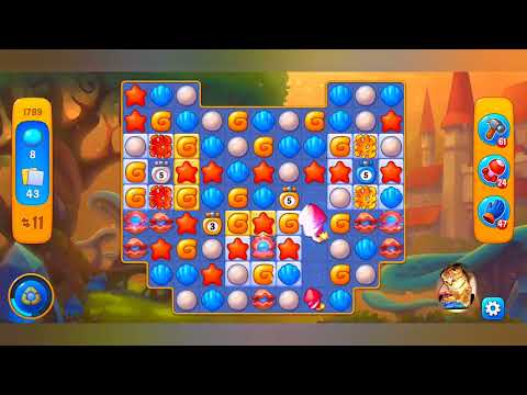 фишдом 2022  #  1789 уровень - прохождение без бустеров # Fishdom,   1789  level - no Boosters.